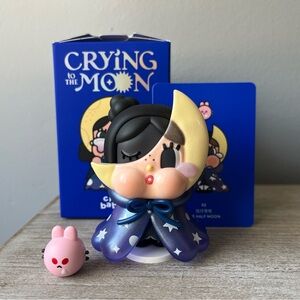 POPMART CRYBABY Crying to the Moon - Half Moon Figurine